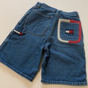 Vintage RARE Tommy Hilfiger Denim Shorts • Size 10 • Unisex